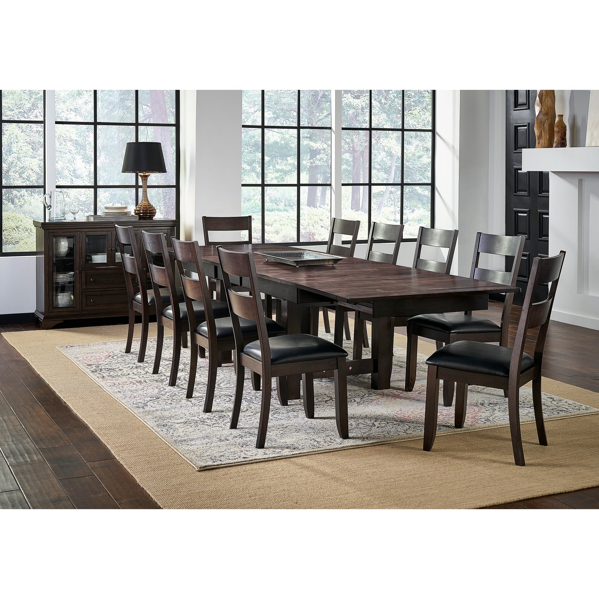 Simply Solid North Mills Solid Wood 13 Piece Dining Collection