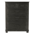 Simply Solid Sharla Solid Wood 5 Drawer Chest