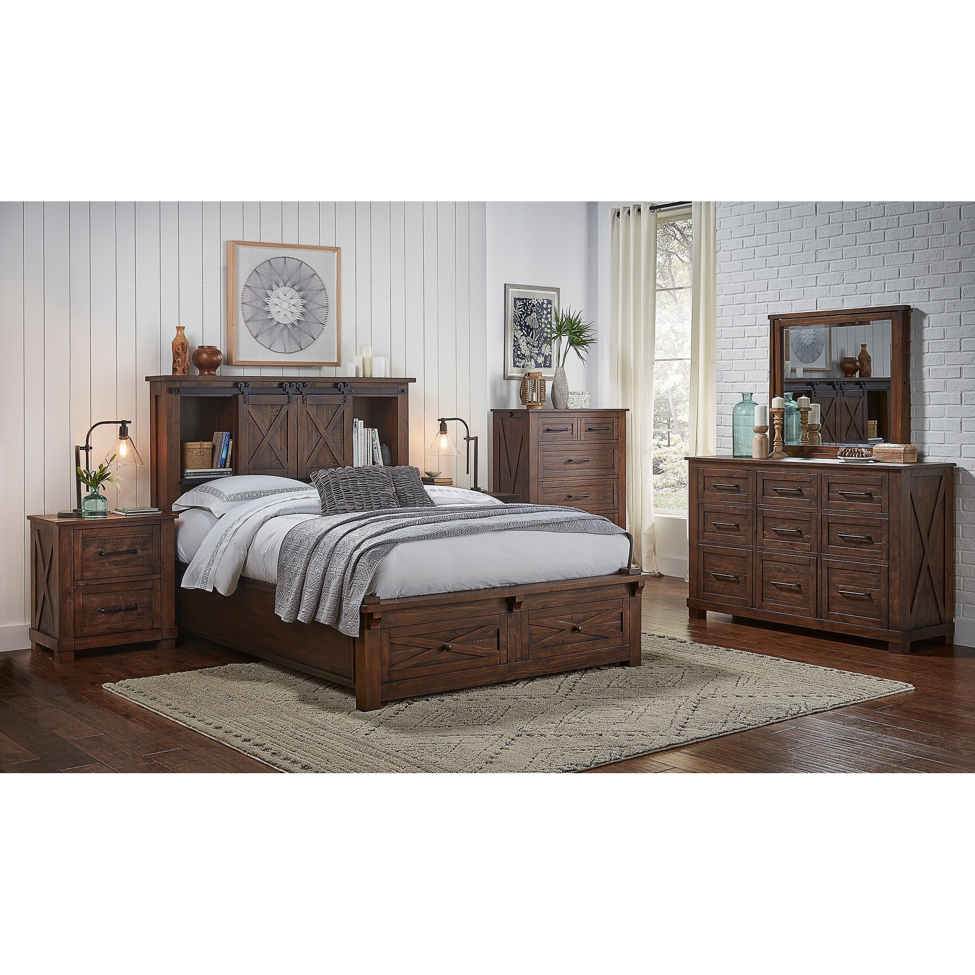 Simply Solid Shelba Solid Wood 2 Drawer Nightstand