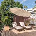 Havenside Home Kongiganak 10 Foot Round Cantilever Umbrella