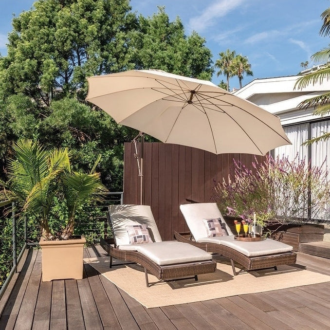 Havenside Home Kongiganak 10 Foot Round Cantilever Umbrella
