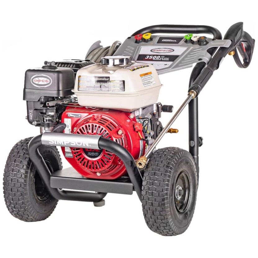 Simpson 61014 3500 Psi 2.5 Gpm Gas Powered Cold Water Pressure Washer