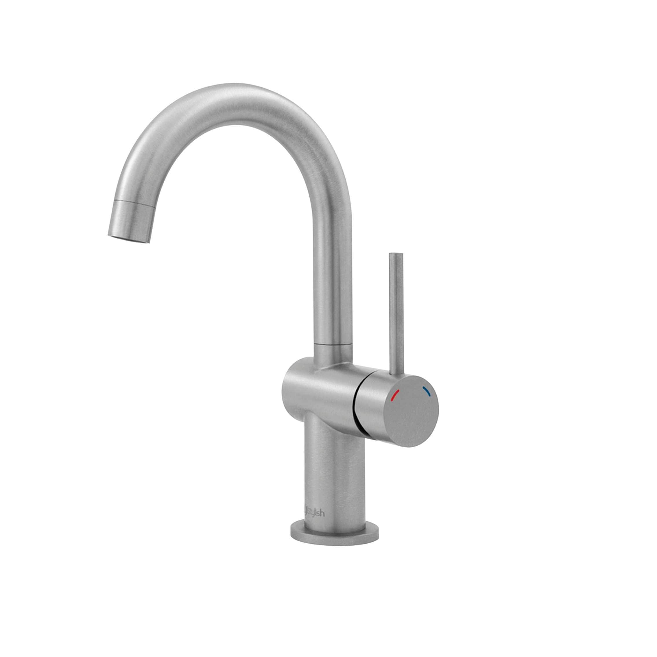 Single Handle 10 1 8 Pull Down Bathroom Faucet