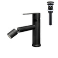 Single Handle Bathroom Sink Faucet With Pop Up Drain With Overflow