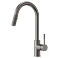 Single Handle Pull Down Sprayer Kitchen Faucet With 360 Spout Swivel
