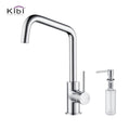 Single Hole 1 Handle Kitchen Bar Prep Sink Faucet