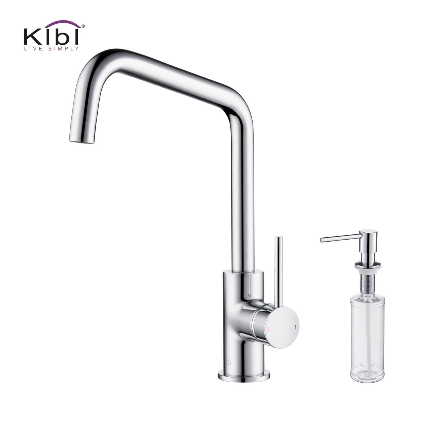 Single Hole 1 Handle Kitchen Bar Prep Sink Faucet