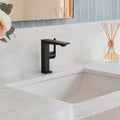 Brass Single Handle Bathroom Sink Faucets With Pop Up Drain Modern Single Hole Bathroom Faucet With Drain Assembly