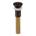 Sinkology Decorative Bath Sink Pop Up Drain No Overflow In Aged Copper