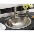 Sinkology Dalton Drop In 20 Handcrafted Bathroom Sink