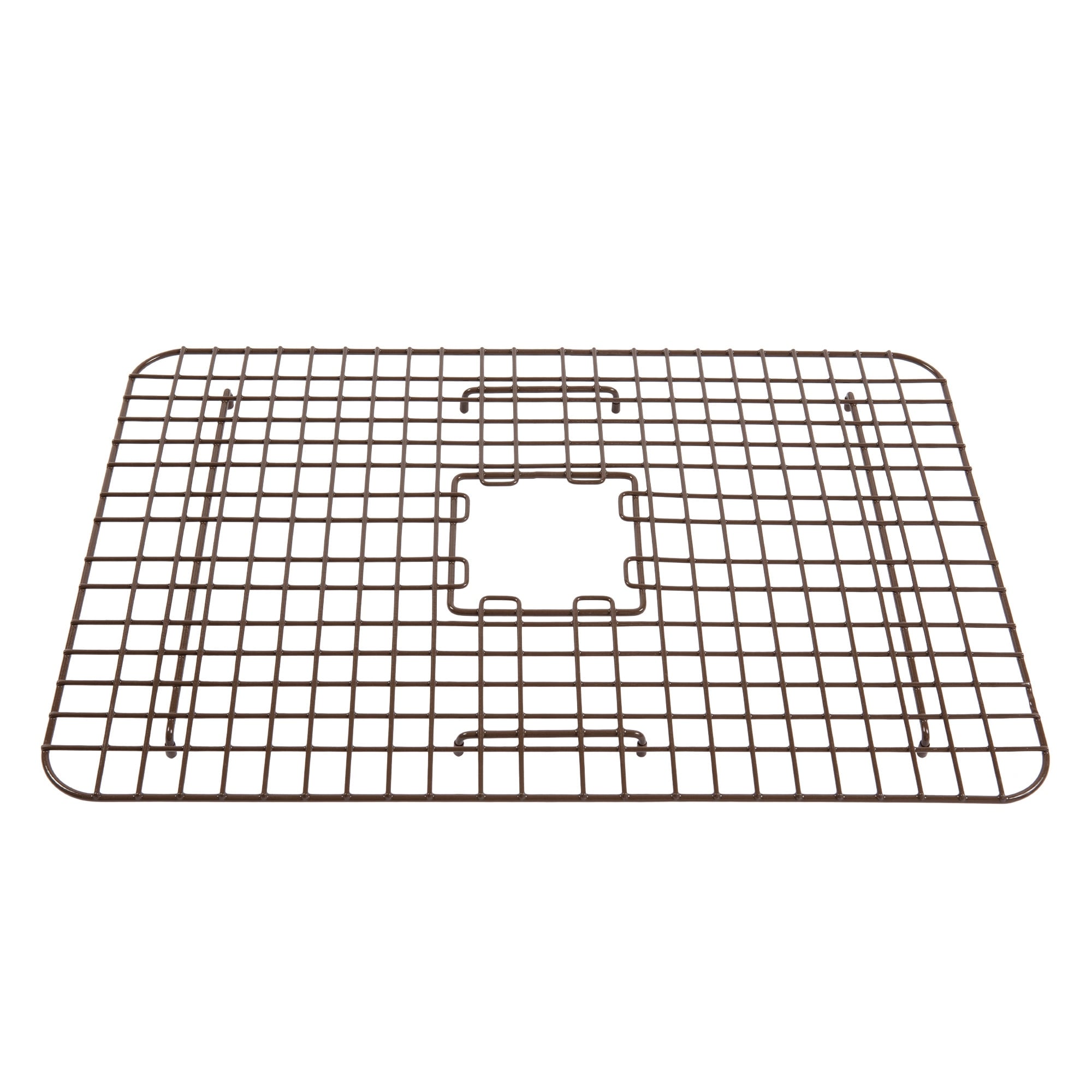 Sinkology Foster Copper Kitchen Sink Bottom Grid