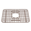 Sinkology Sullivan Copper Kitchen Sink Bottom Grid Heavy Duty Vinyl Coated In Antique Brown