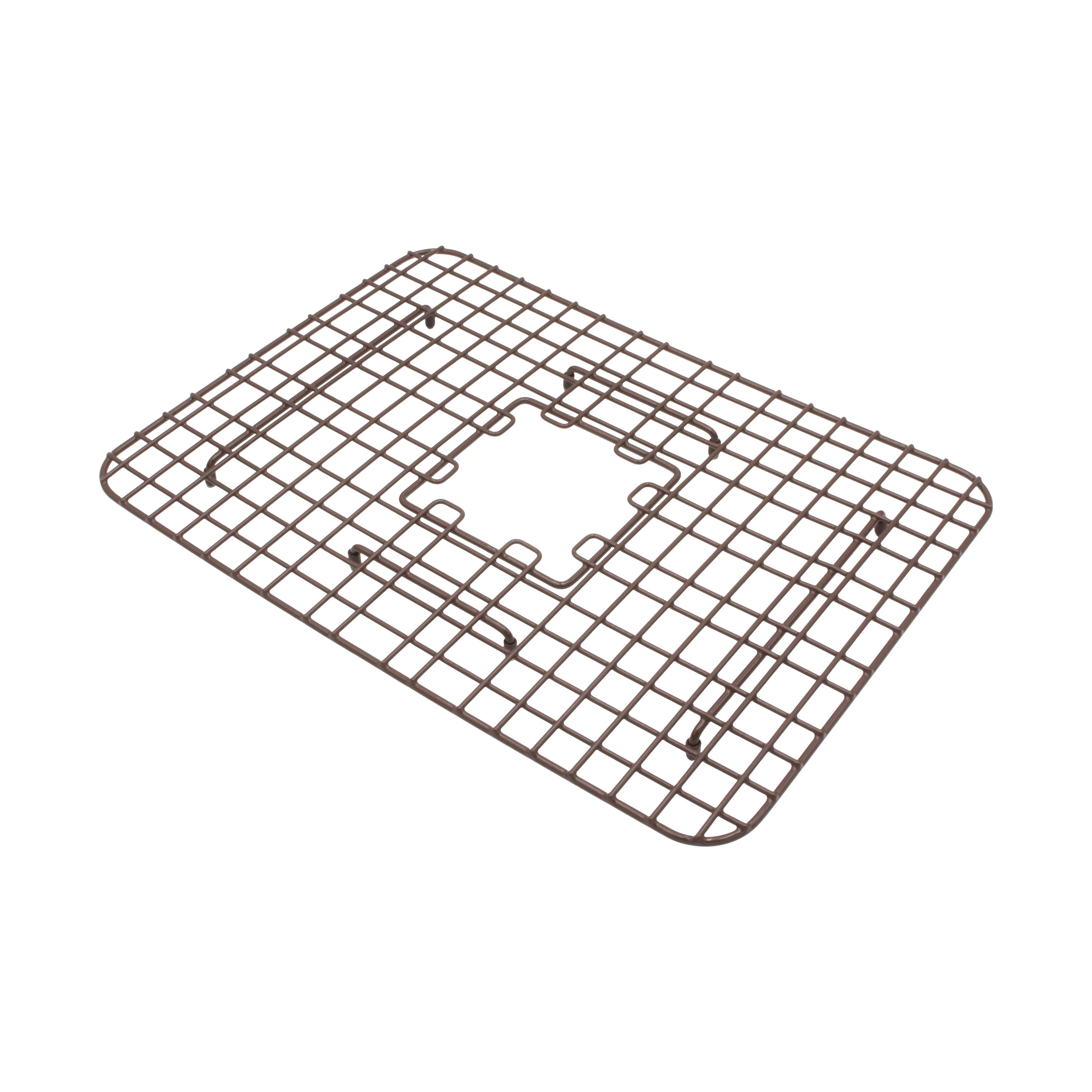 Sinkology Fuller Copper Kitchen Sink Bottom Grid