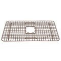 Sinkology Johnson Copper Kitchen Sink Bottom Grid Heavy Duty Vinyl Coated In Antique Brown