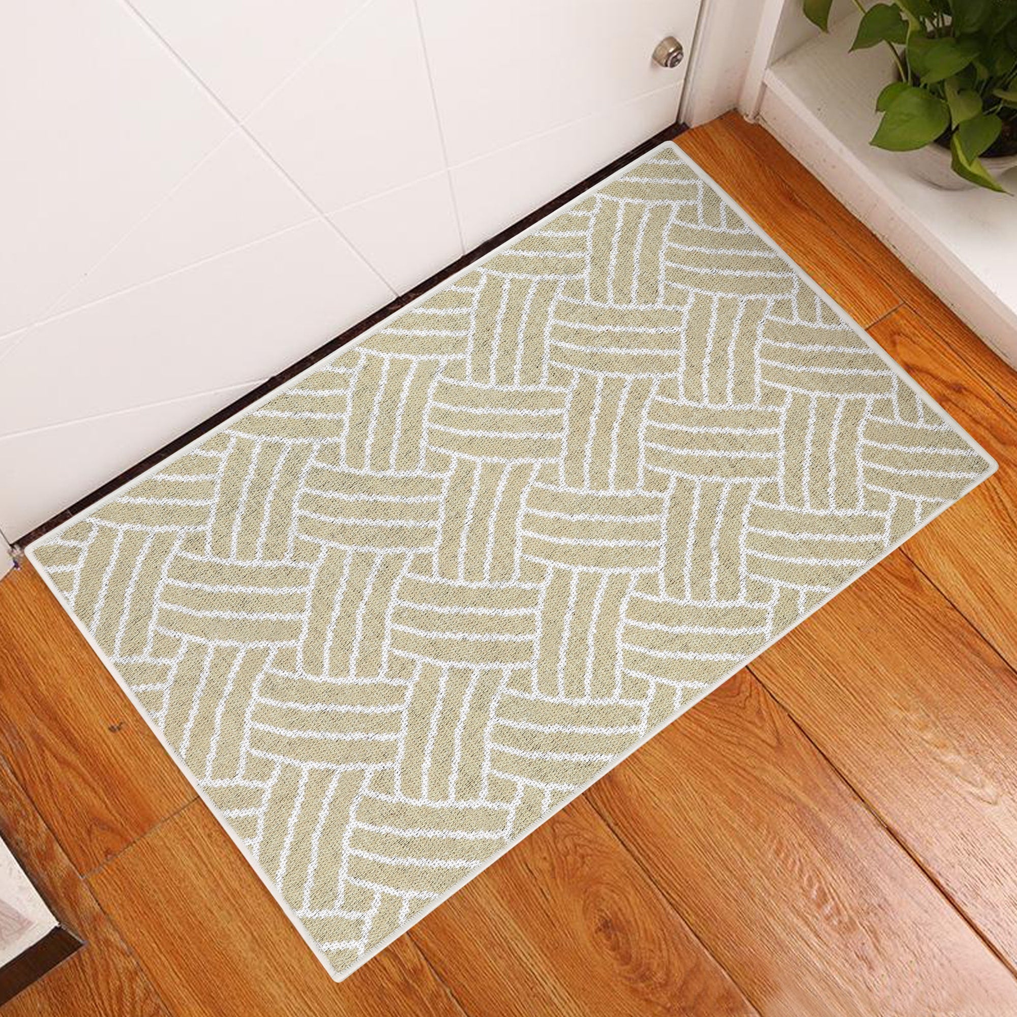 Sisal Collection 2 X 3 Foot Rug Runner Thin Non Slip Area Rug Cotton Indoor Rug For Front Door Foyer Rug For Entryway