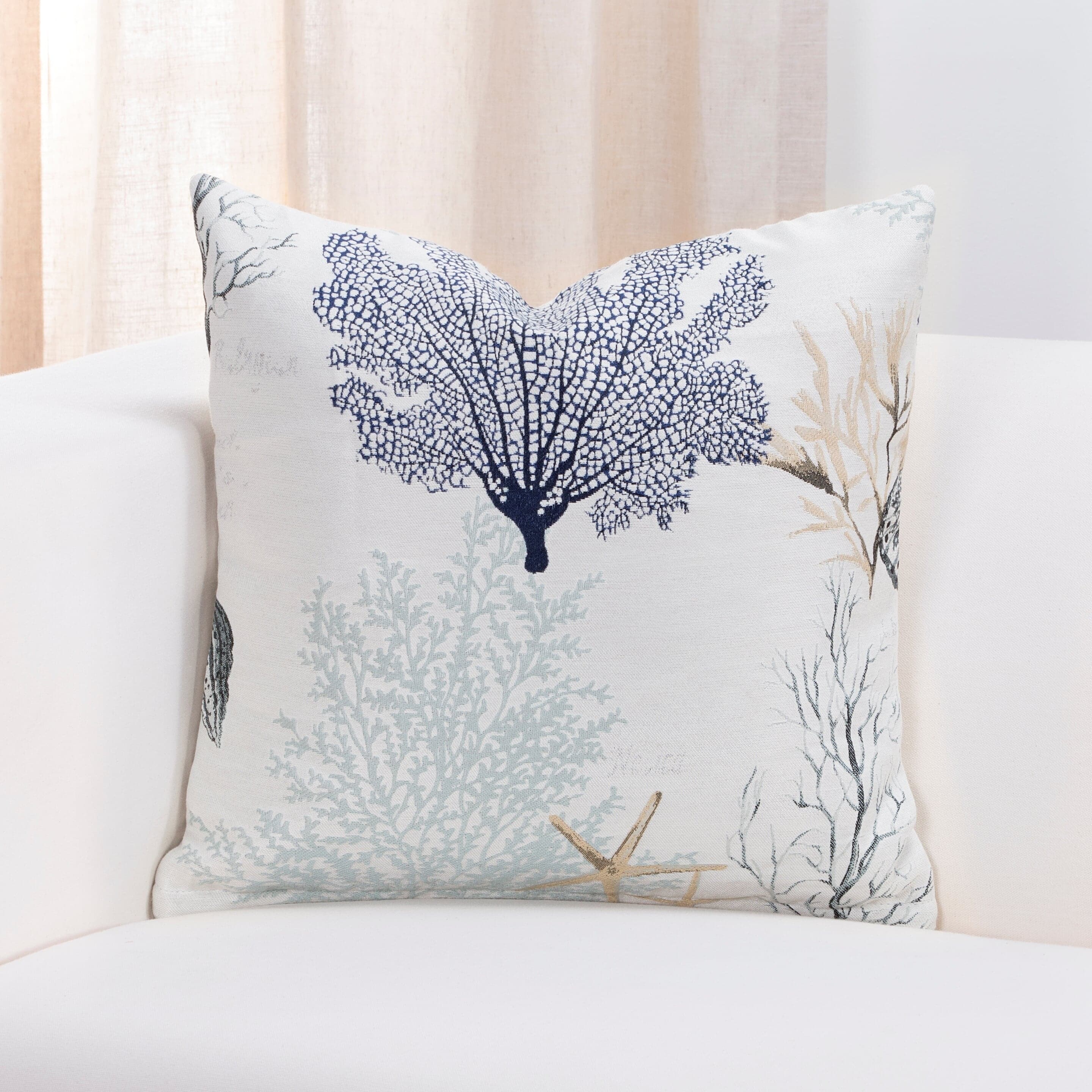 Siscovers Ariel Sea Tropical Throw Pillow