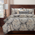 Siscovers Cindersmoke Luxury Cotton Linen Duvet Set