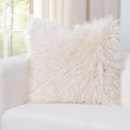 Siscovers Faux Fur Designer Llama Throw Pillow