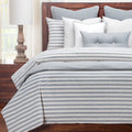 Siscovers Luxury Farmhouse Pewter Cotton Blend Cottage Down Alt Duvet Set