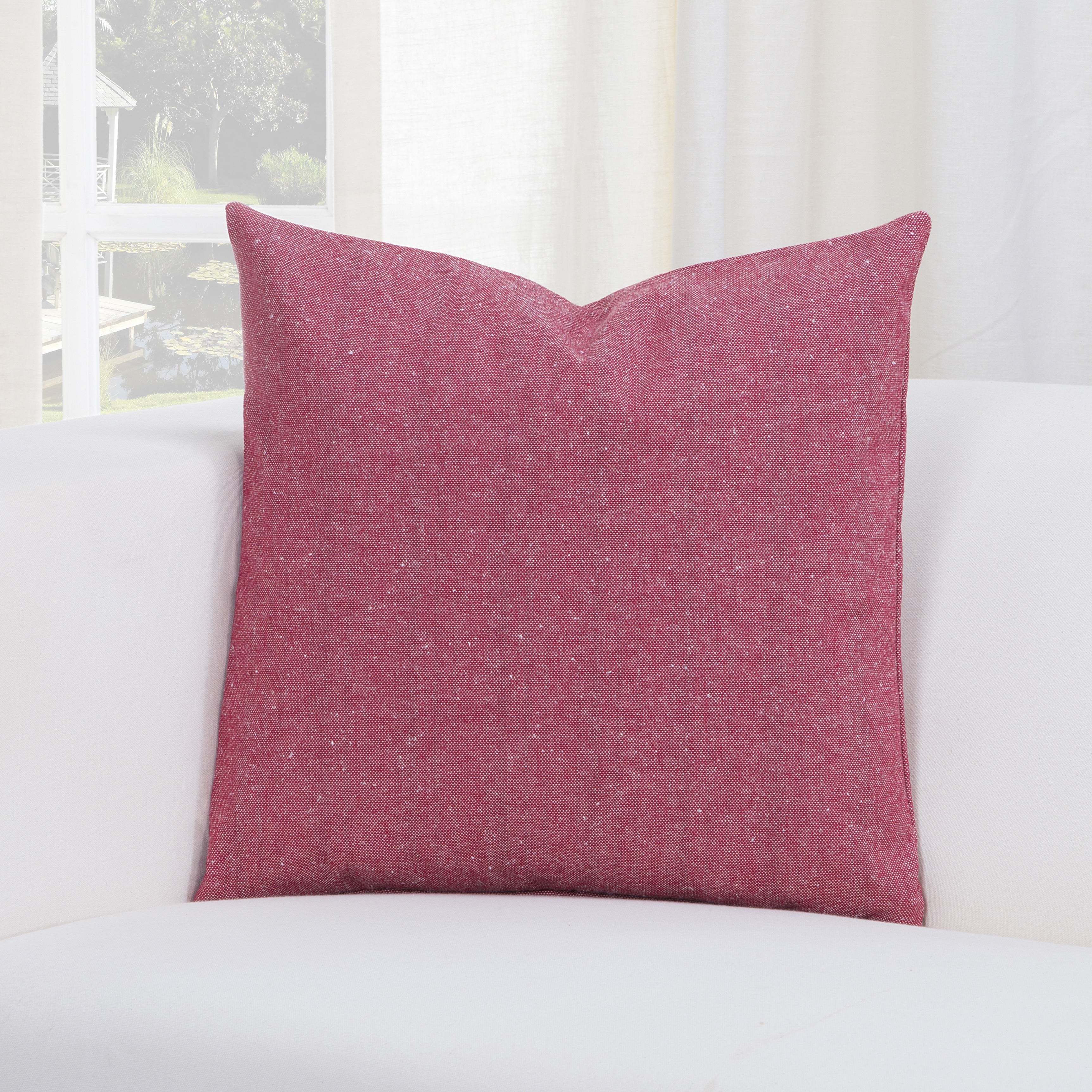 Siscovers Red Barn Accent Throw Pillow