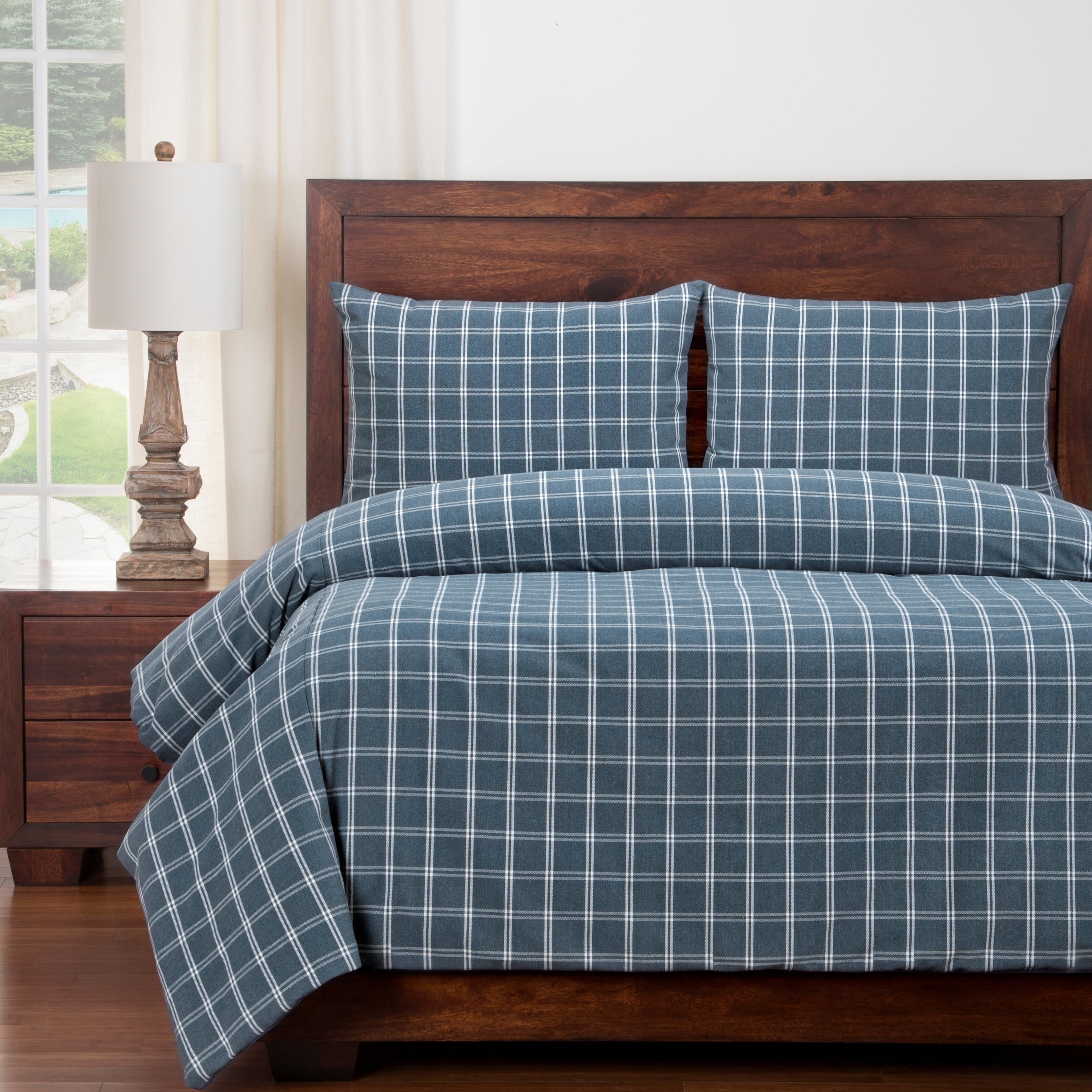 Siscovers Tartan Checked Duvet And Shams Set