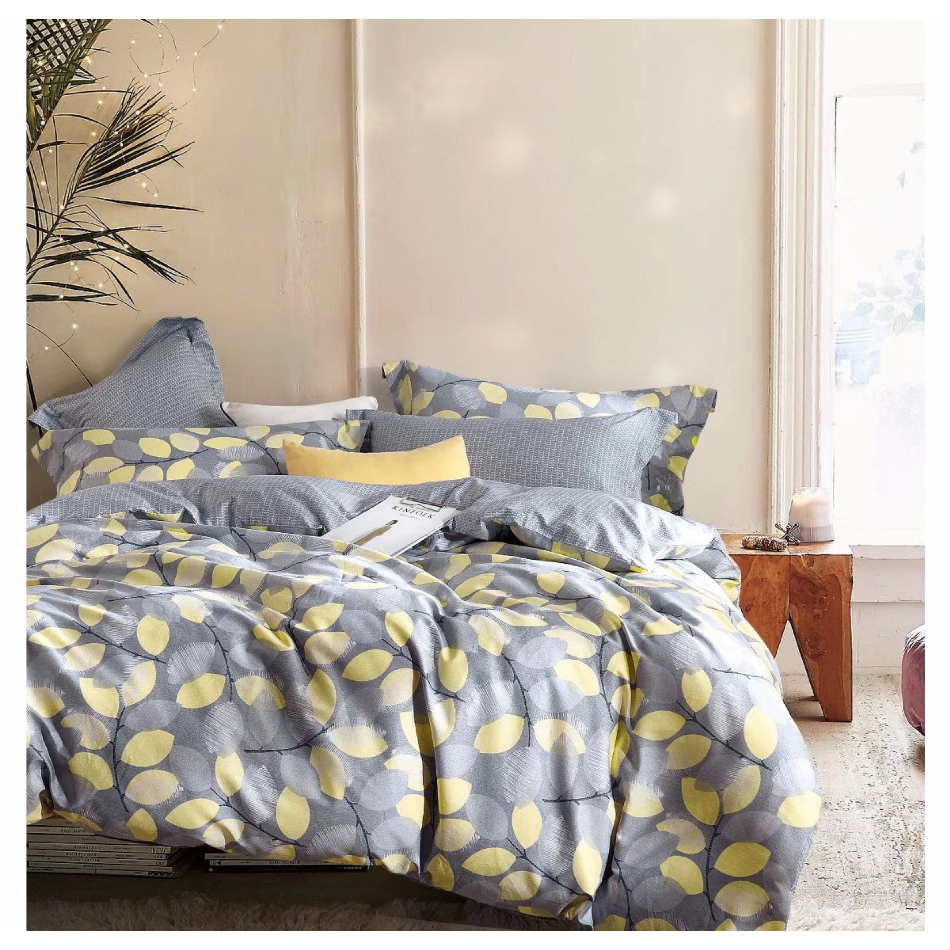 Porch Den Lava Cotton 3 Pieces Queen Full Reversible Duvet Cover Set