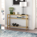 Sivil Console Table In Brass