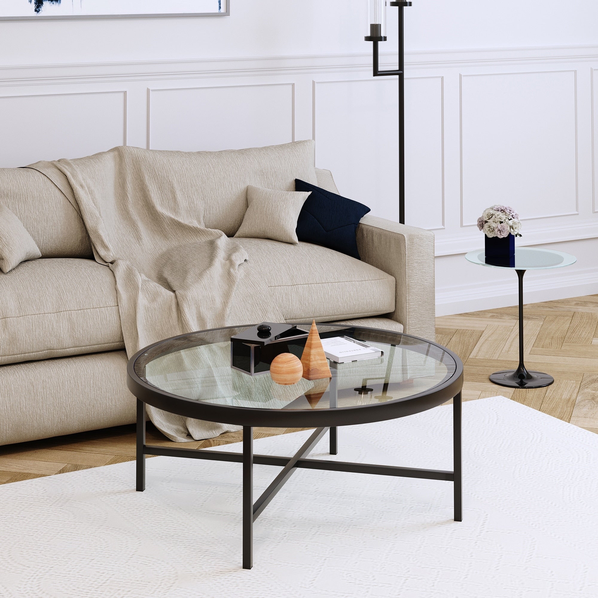 Sivil Blackened Bronze Coffee Table