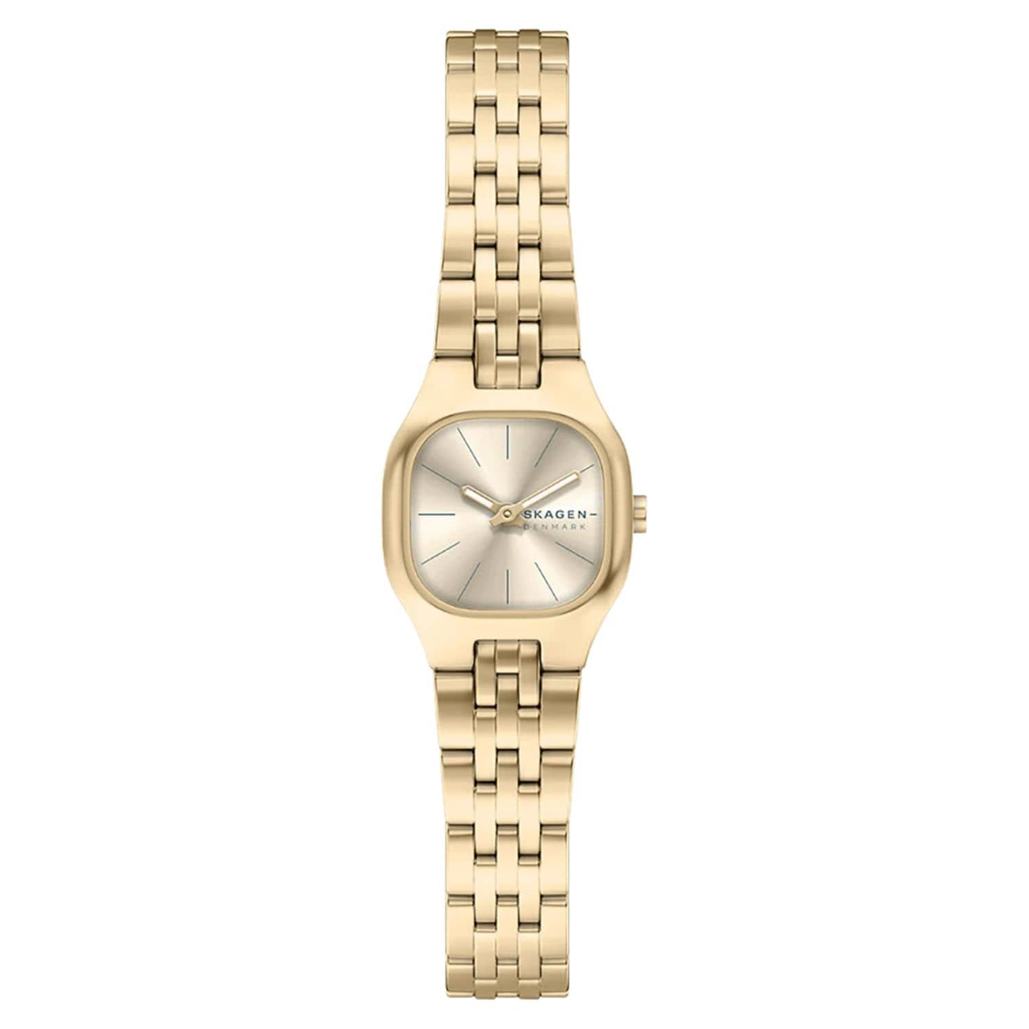 Skagen Womens Mellem Yellow Dial Watch Skw3177 One Size