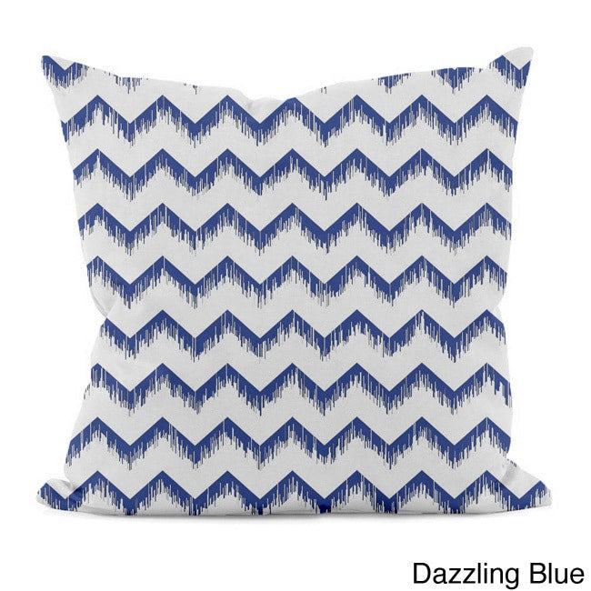 Sketched Zig Zag 16X16 Inch Decorative Pillow