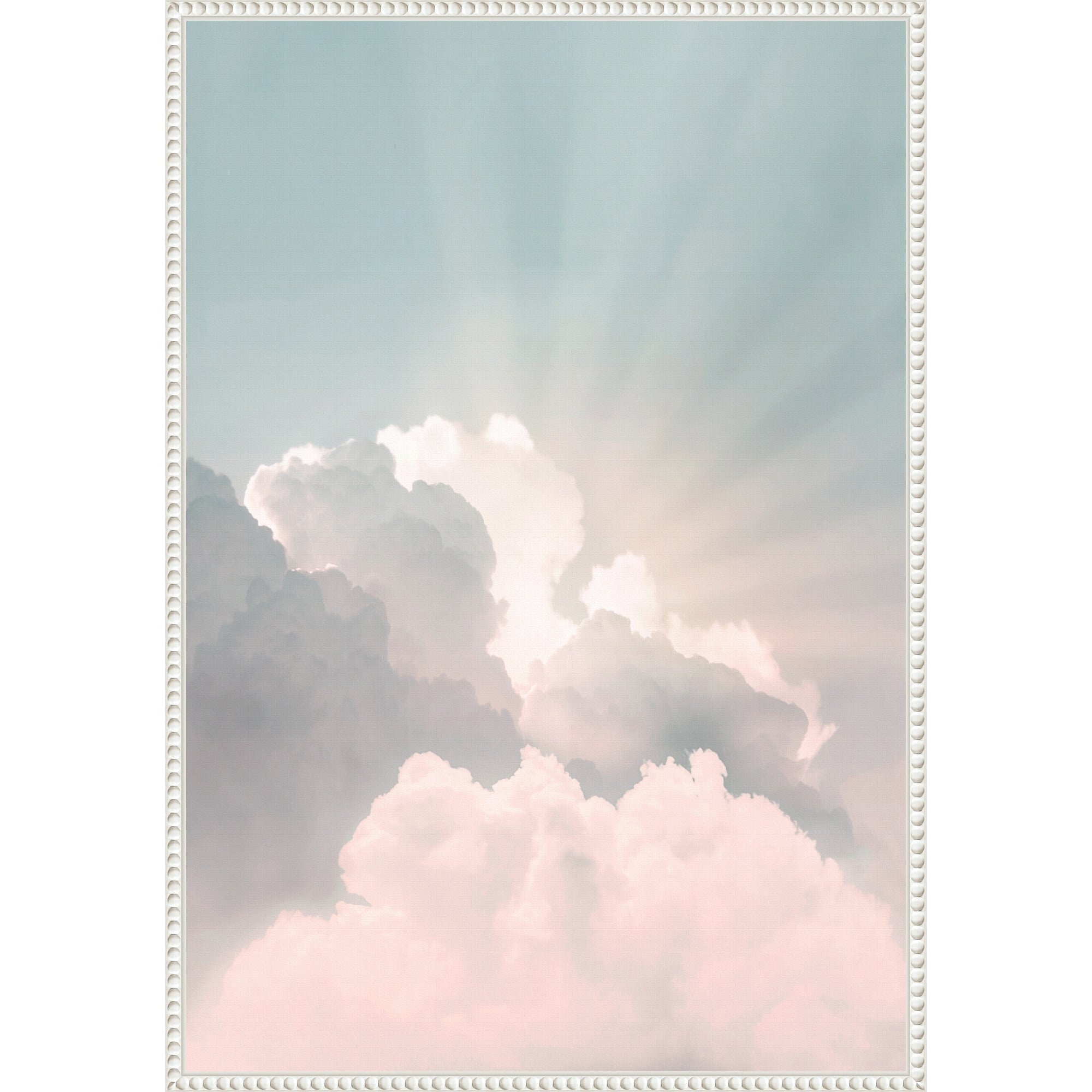 Sky God Rays Christian Art By Kathrin Pienaar Framed Canvas Wall Art Print