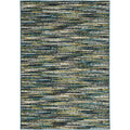 Skyline Abstract Mid Century Blend Area Rug