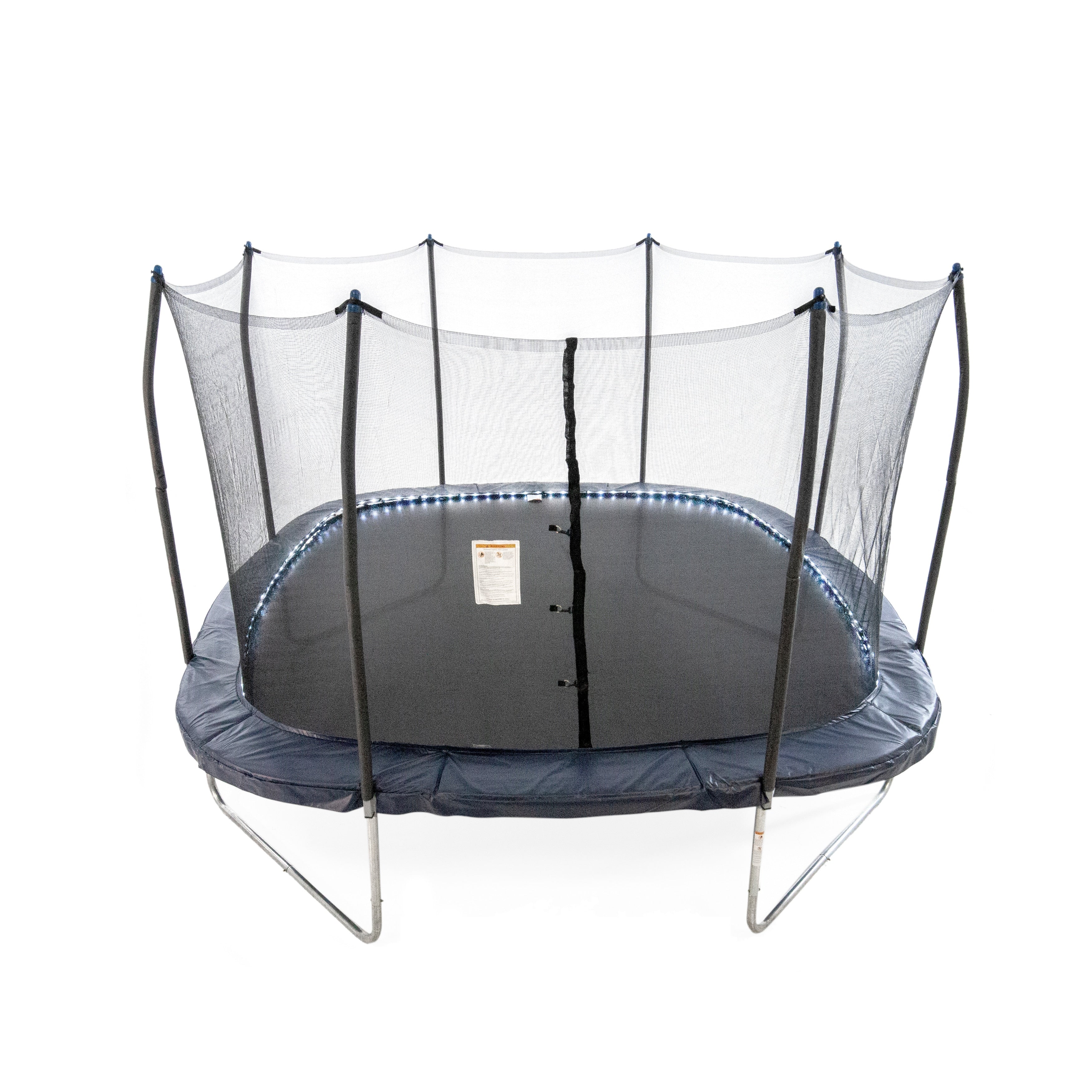 Skywalker Trampolines 13 Square Trampoline With Lighted Spring Pad Navy