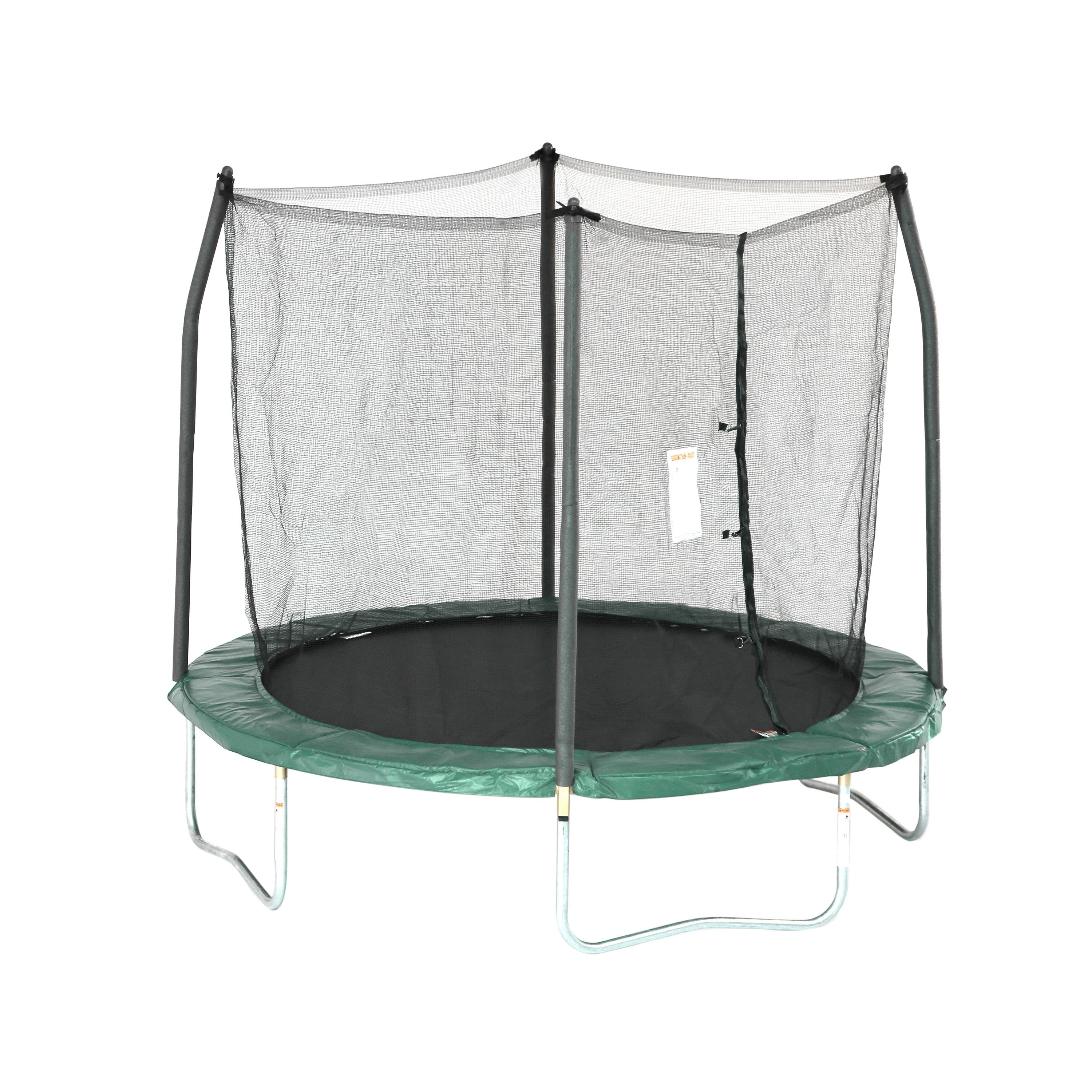 Skywalker Trampolines 8 Round Trampoline With Enclosure Green