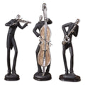 Uttermost Slate Grey Musician Sculptures Set Of 3