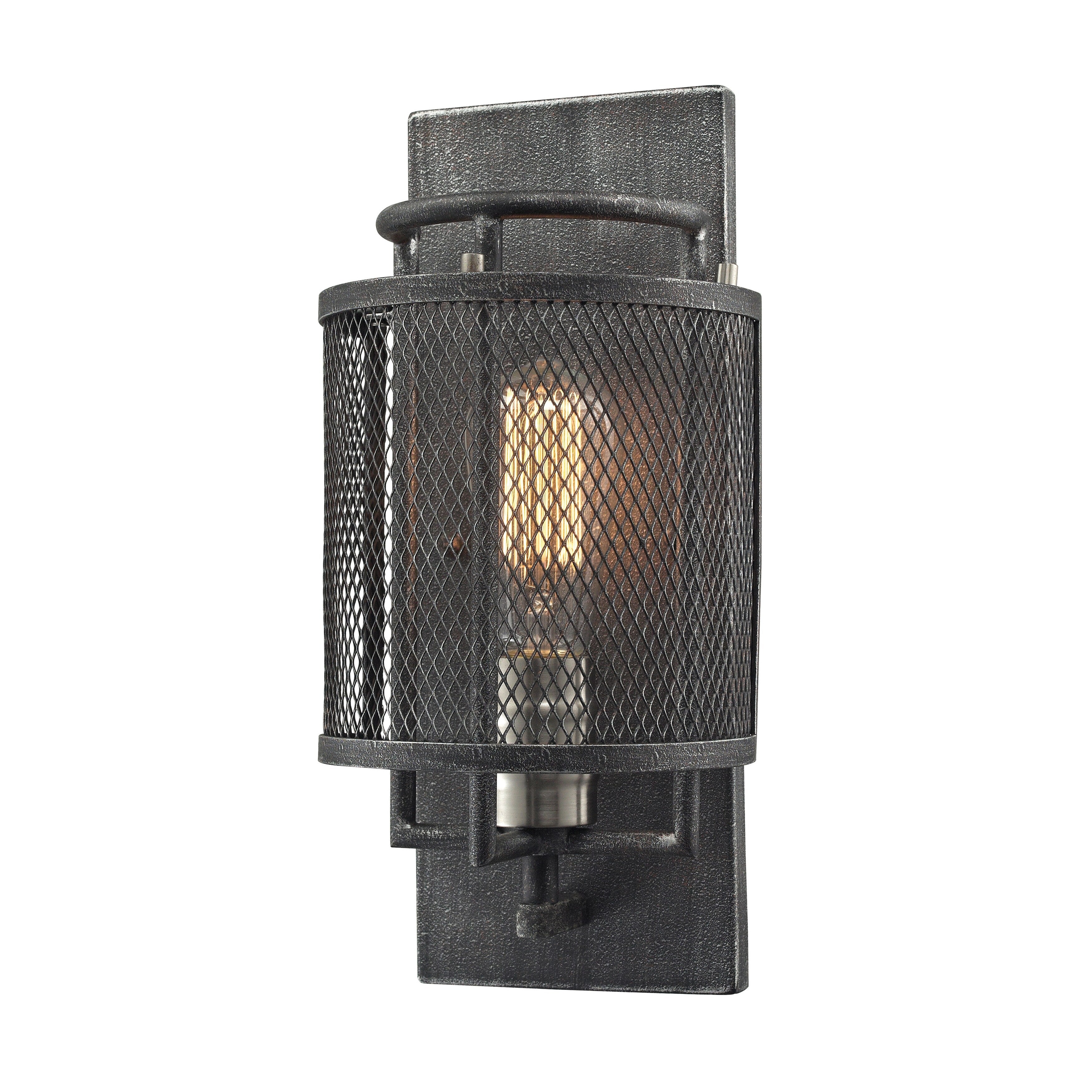 Slatington 13 High 1 Light Sconce Brushed Nickel 13 Inch Tall