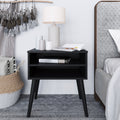 Sleep Sync Rigby Mid Century Modern Wood Nightstand