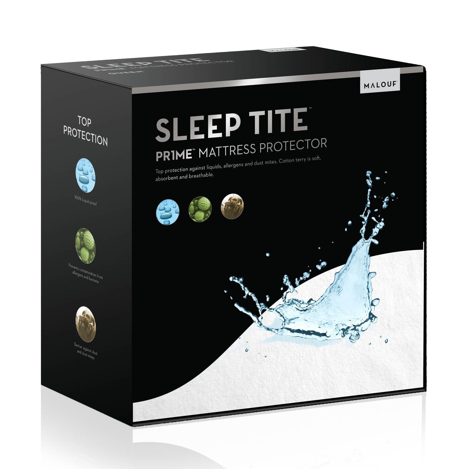Sleep Tite Pr1Me Terry Mattress Protector