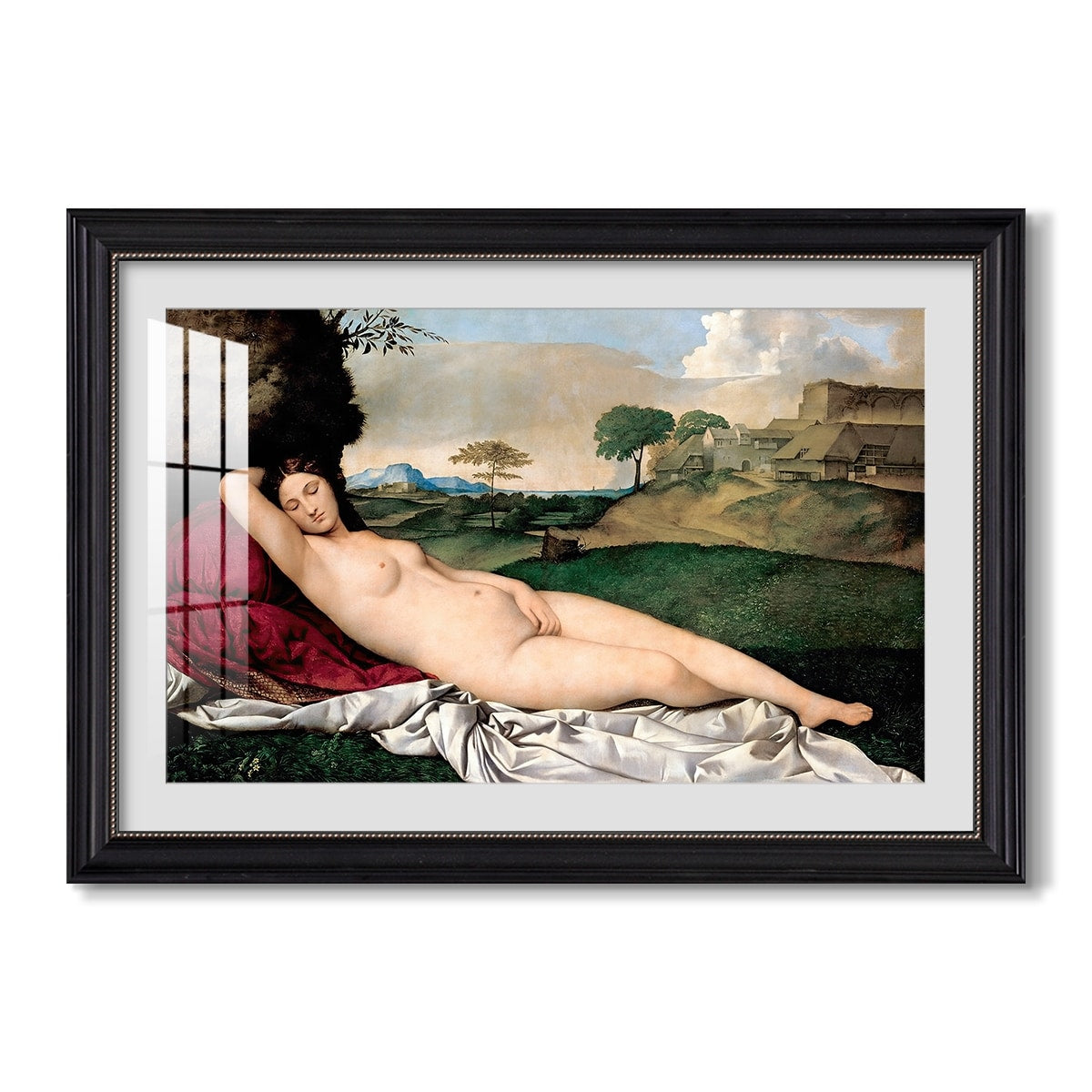 Sleeping Venus C 1510 Giorgione Custom Framed Print