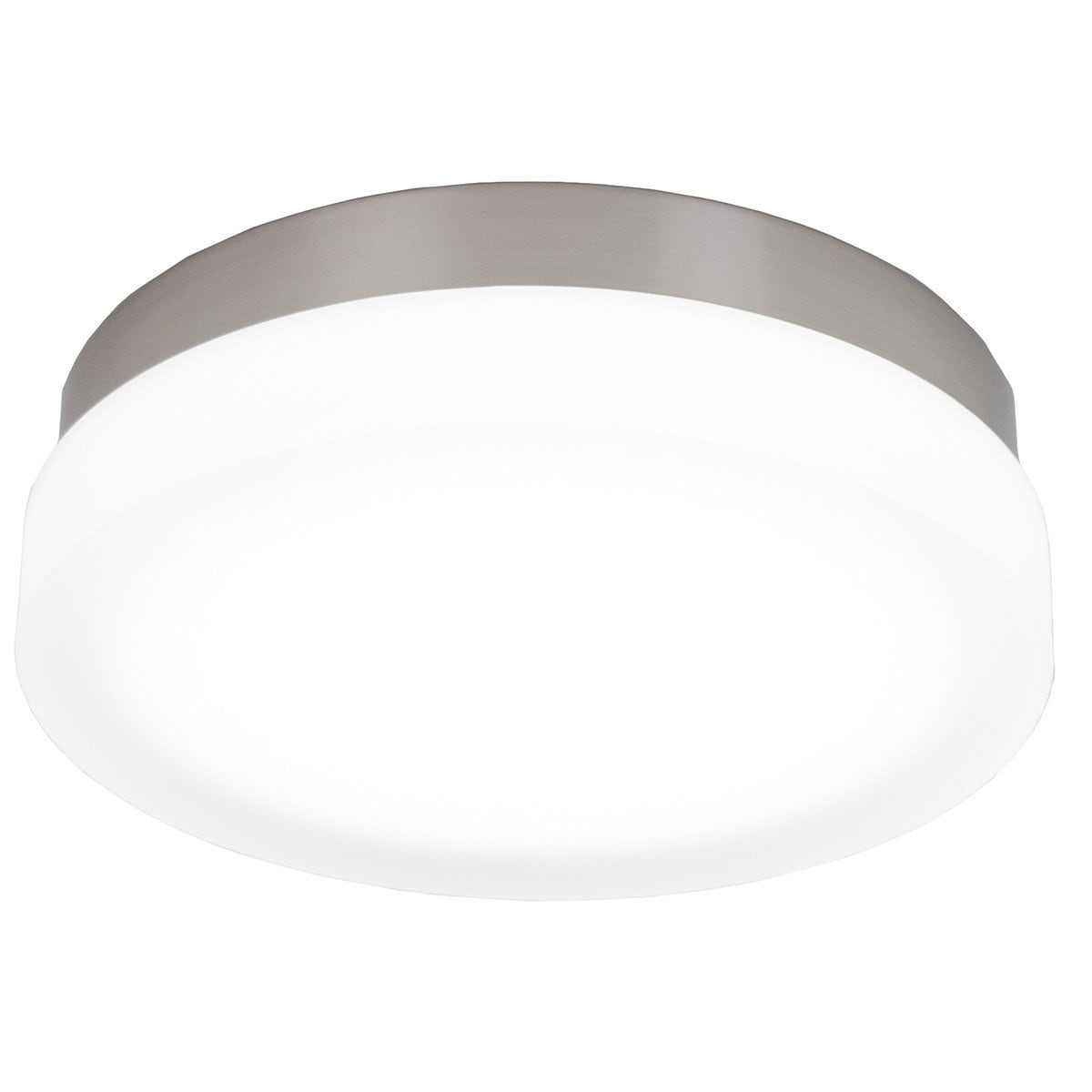 Slice Aluminum And Glass Led Flush Mount