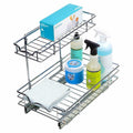 Slide Out Cabinet Organizer 11 W X18 D X14 1 2 H Two Tier Roll Out
