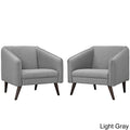 Slide Set Of 2 Mid Century Modern Armchairs