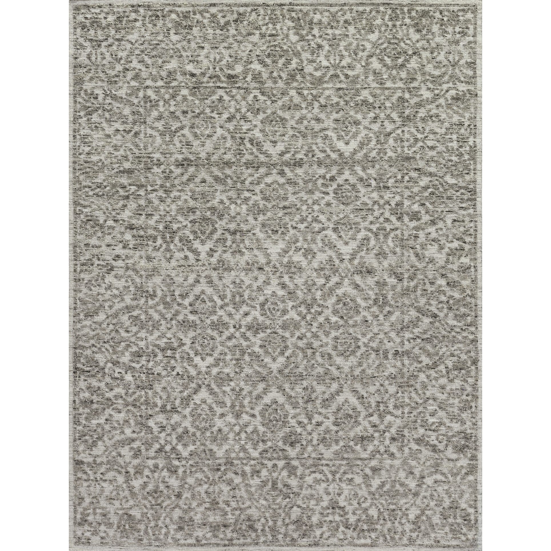Sloan Hand Knotted New Zealand Wool Ivory Gray Area Rug