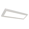 Afx Sloane 1 Light Ada White Led Flush Mount White Acrylic Shade