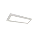 Afx Sloane 27 Inch Ada White Led Flush Mount White Acrylic Shade