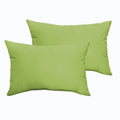 Sloane Apple Green 13 X 20 Inch Indoor Outdoor Knife Edge Pillow Set