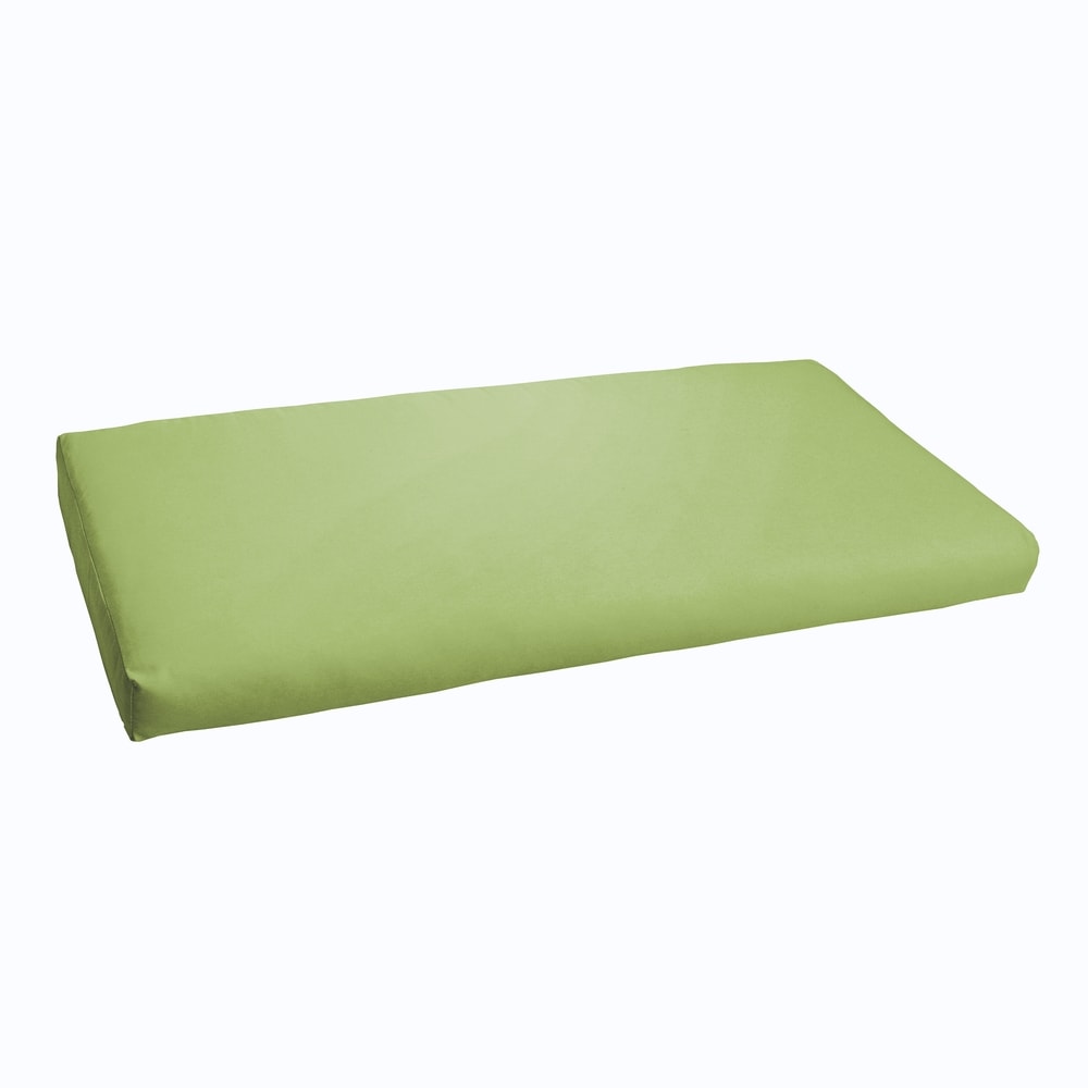 Sloane Apple Green 48 Inch Indoor Outdoor Bristol Bench Cushion 3 H X 48 L X 19 W