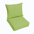 Sloane Apple Green Indoor Outdoor Corded Chair Cushion And Pillow Set