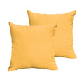 Sloane Butter Yellow 22 X 22 Inch Indoor Outdoor Knife Edge Pillow Set