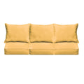 Sloane Butter Yellow Indoor Outdoor Corded Sofa Cushion Set